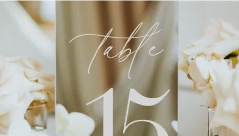 Tell Your Story With Your Table Number