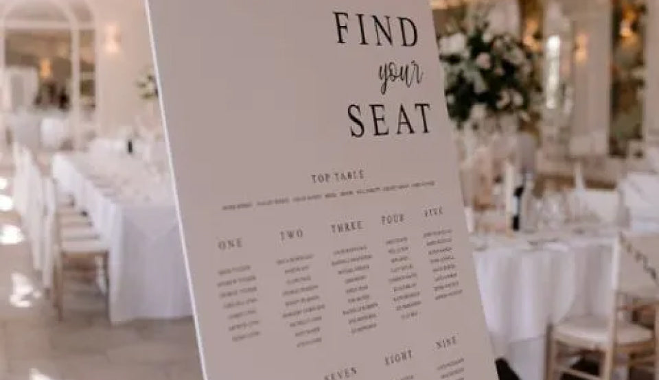 Seating Plans for Any Wedding Theme