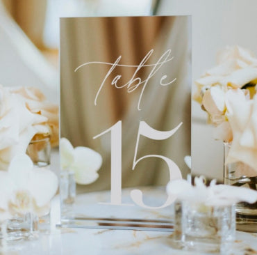 Table Numbers